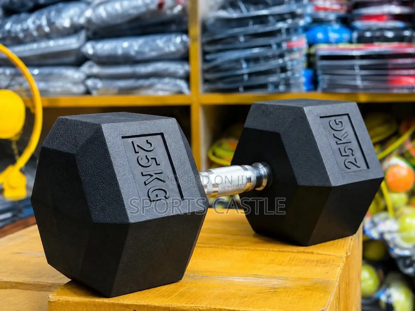 25KG Hex Dumbbell (2pcs)
