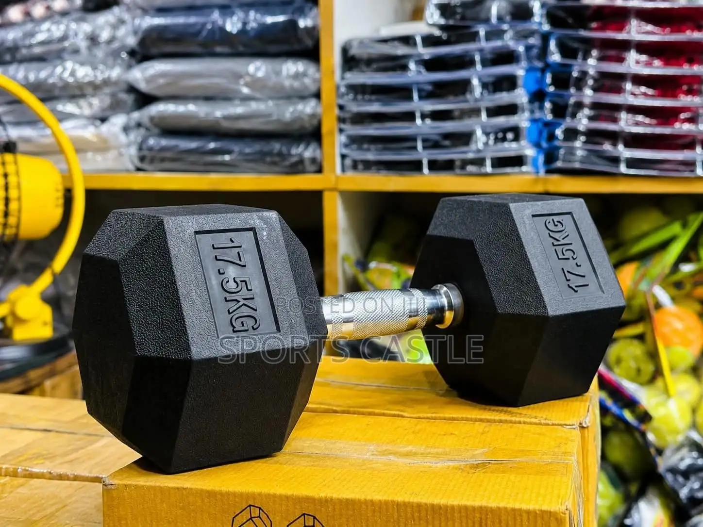 17.5kg Hex Dumbbell (2pcs)