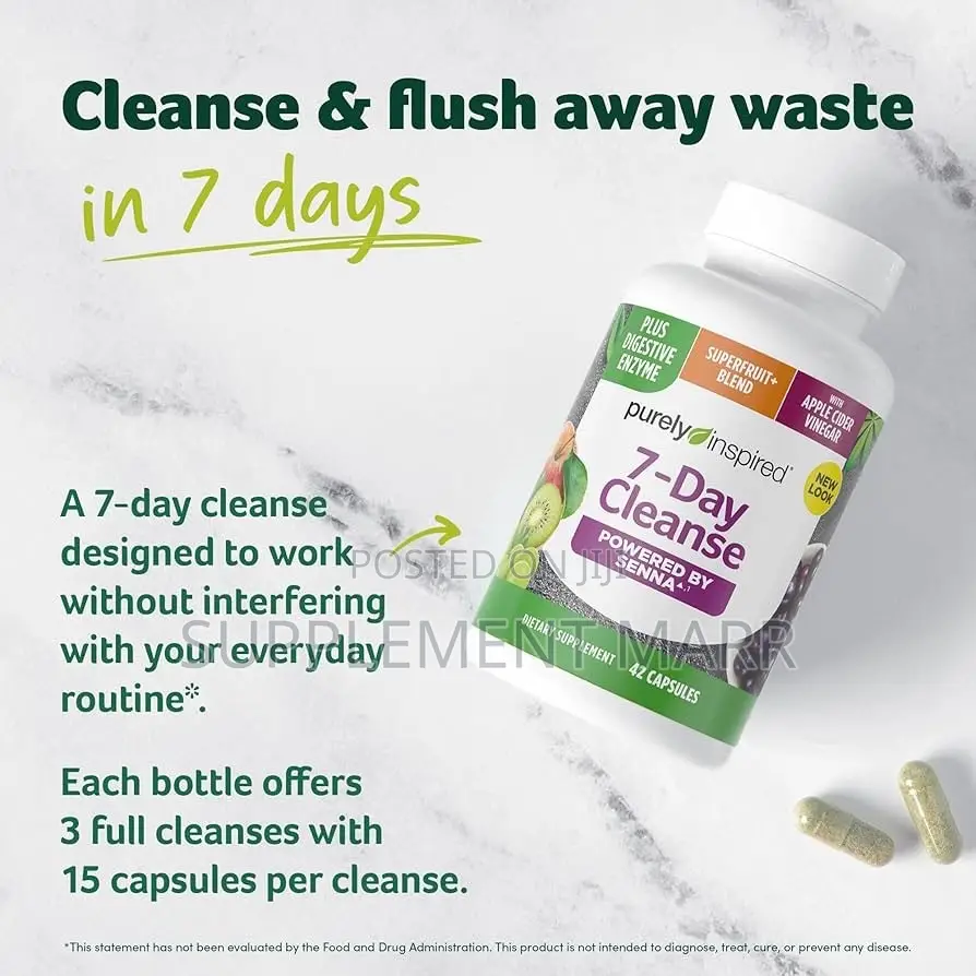 7-Day Cleanse POWERED BY SENNAA X 42 Capsules