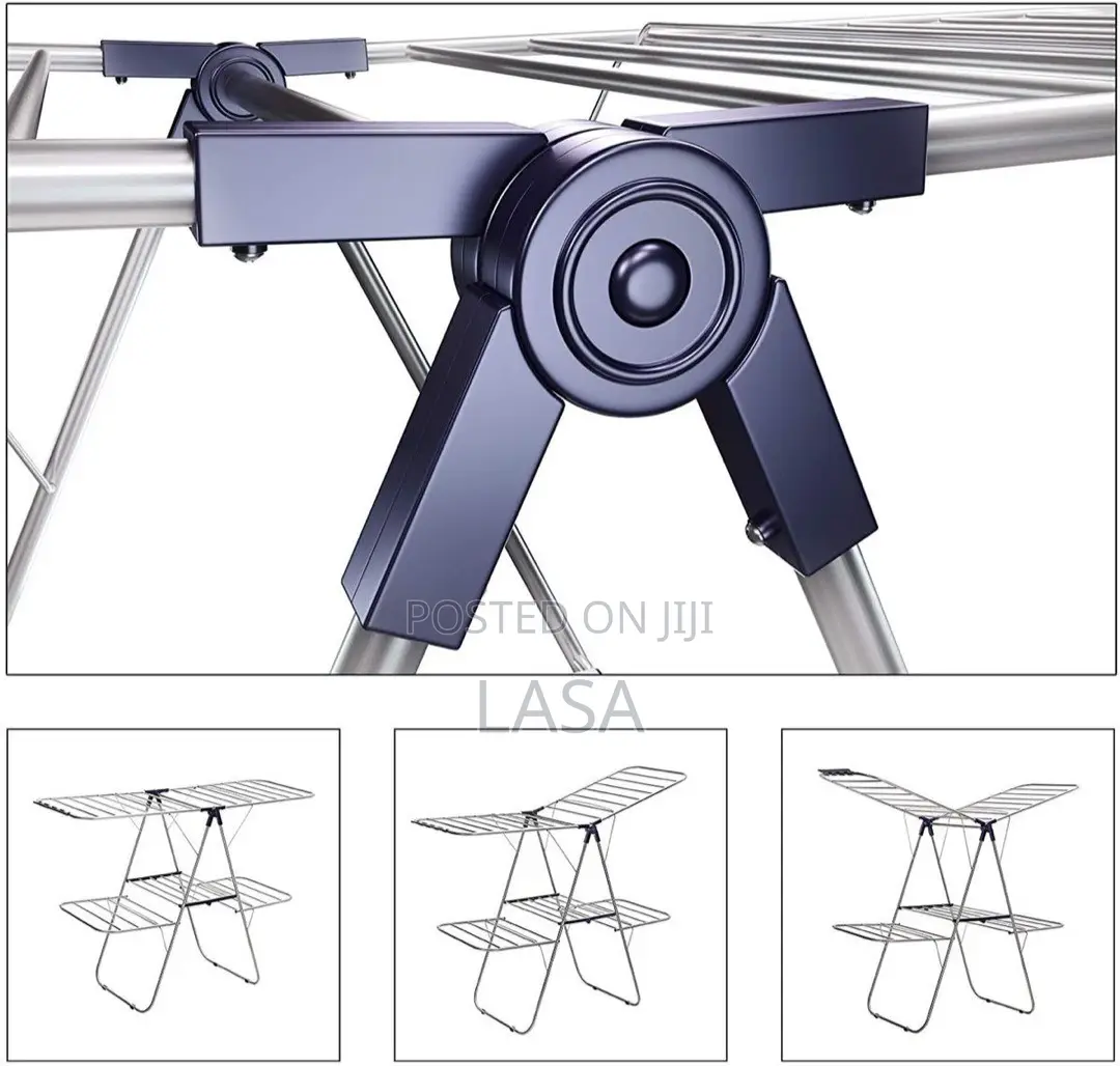 LASA Foldable Heavy-Duty Steel Drying Rack for . | LASA