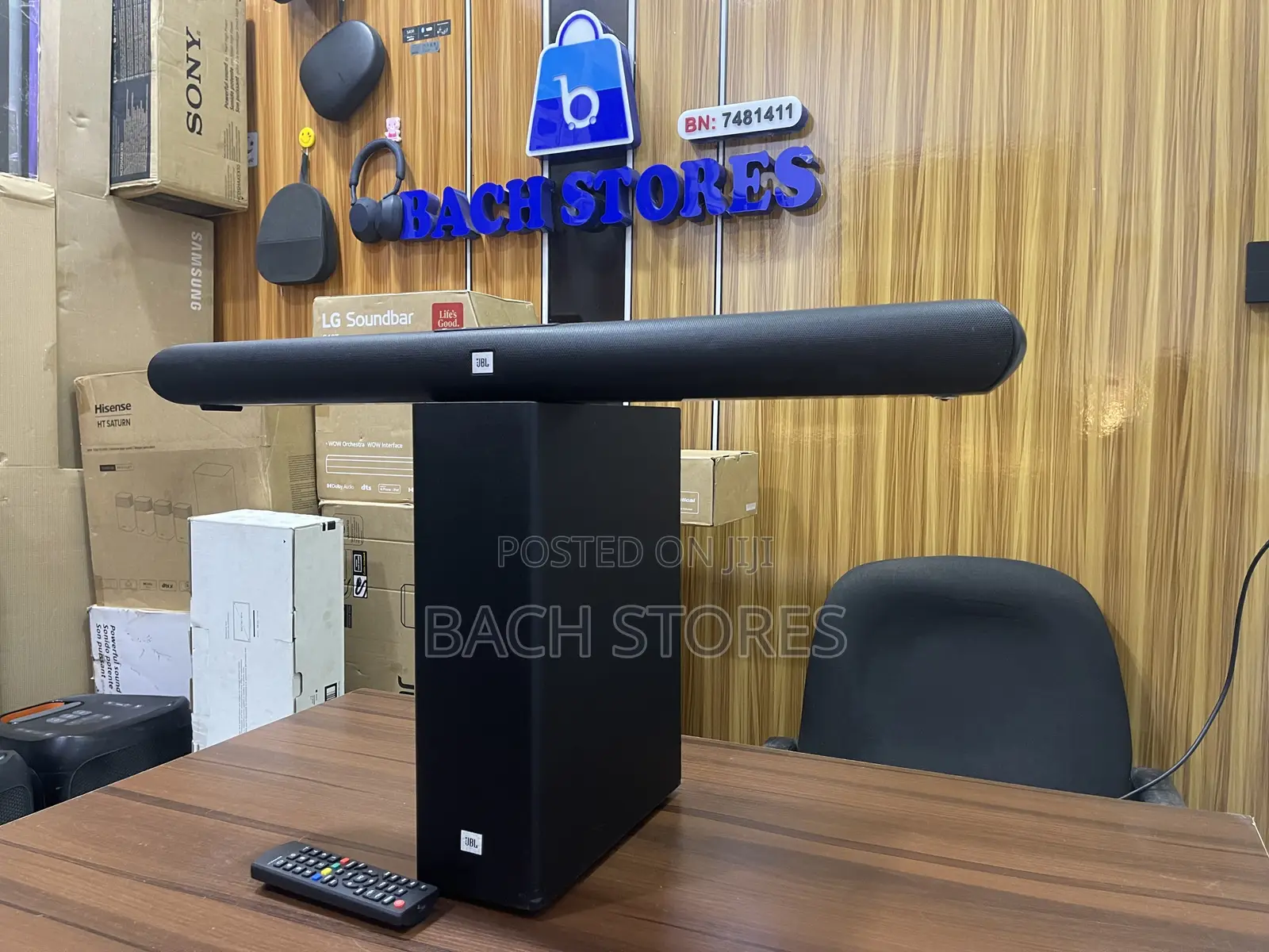 JBL Cinema Sb150 Wireless Soundbar With Compacted Subwoofer