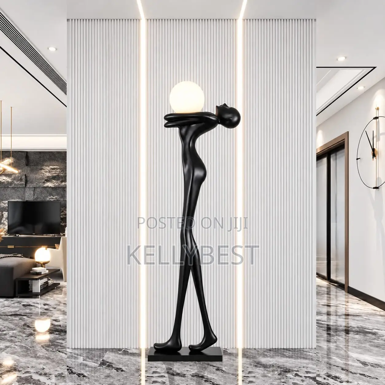Humanoid Art Sculpture Floor Lamp