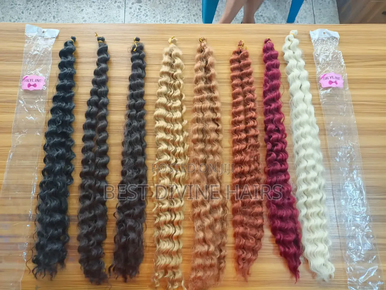 Deep Wave Extensions,hair Attachments in Different Colors