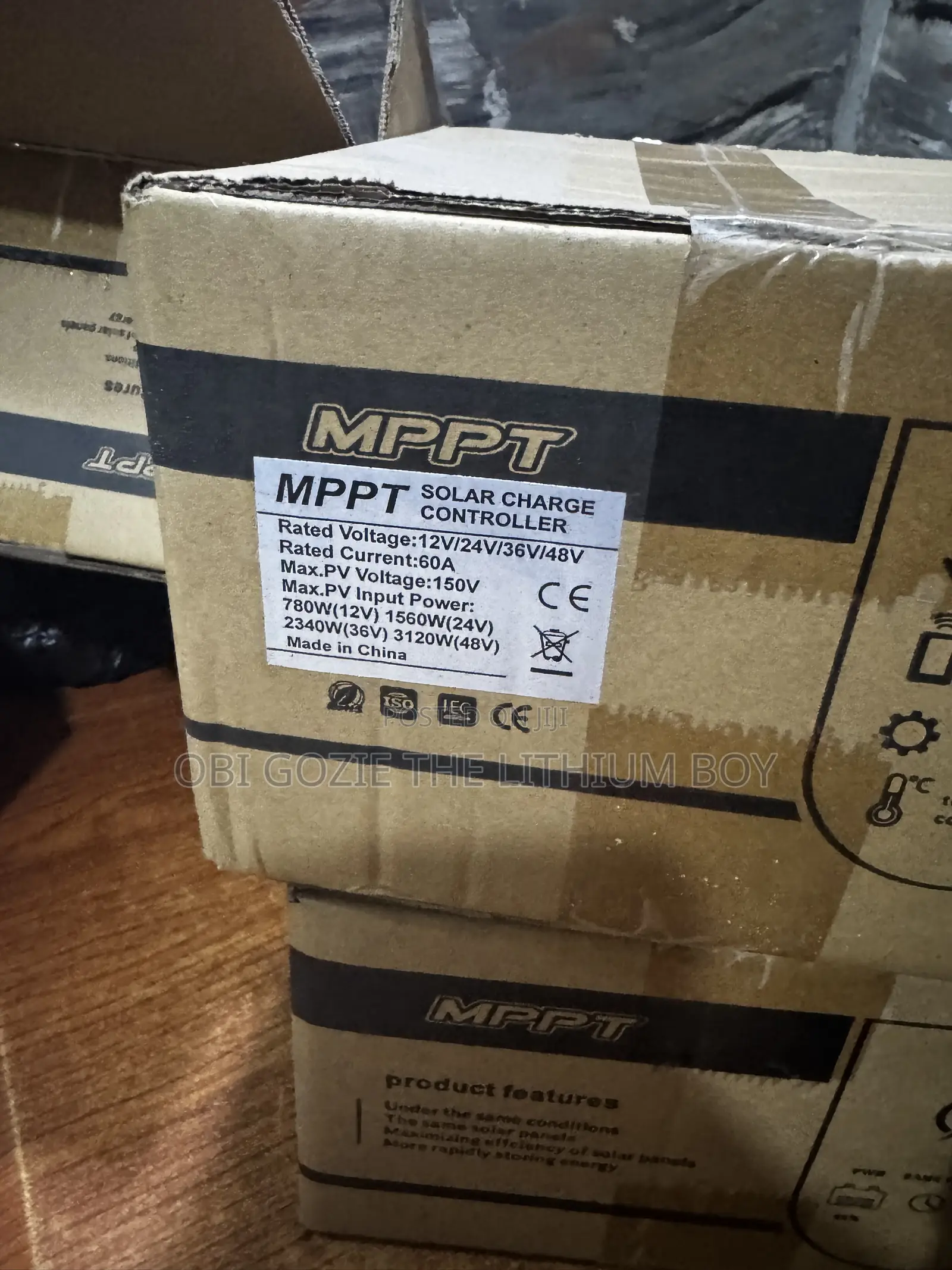 60AH De Rock MPPT Charger Controller the Major Importer in Lagos