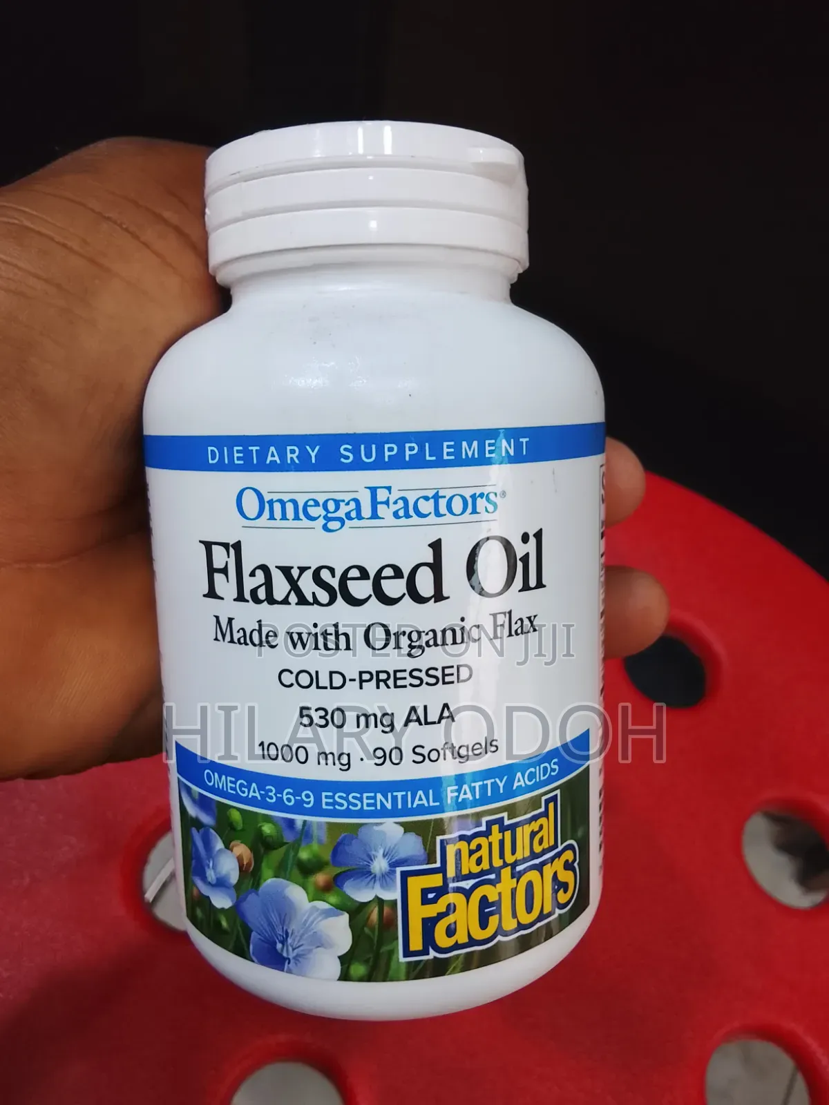 Natural Factors OmegaFactors Flaxseed Oil 1000 Mg (Softgels)