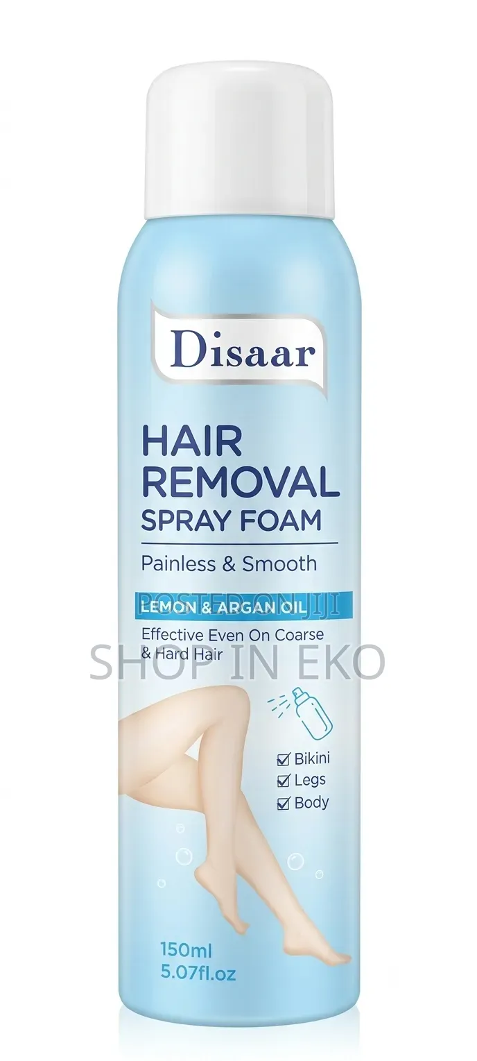 Disaar Lemon Argan Oil Hair Removal Spray Foam - Painless Smooth