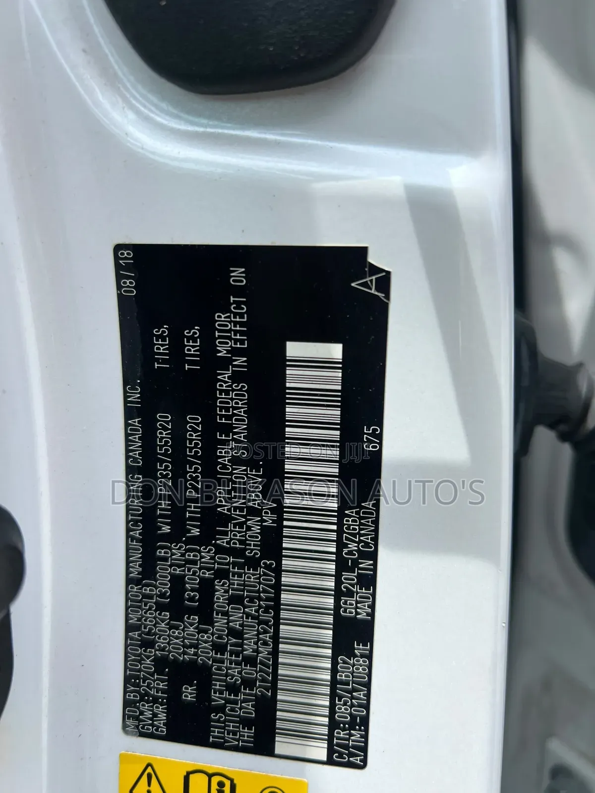 Lexus RX 350 AWD 2018 White