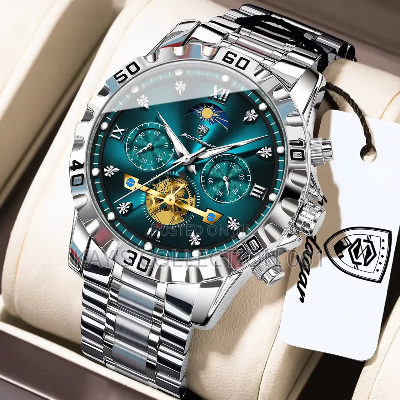 Poedagar Wrist Watch Chronograph