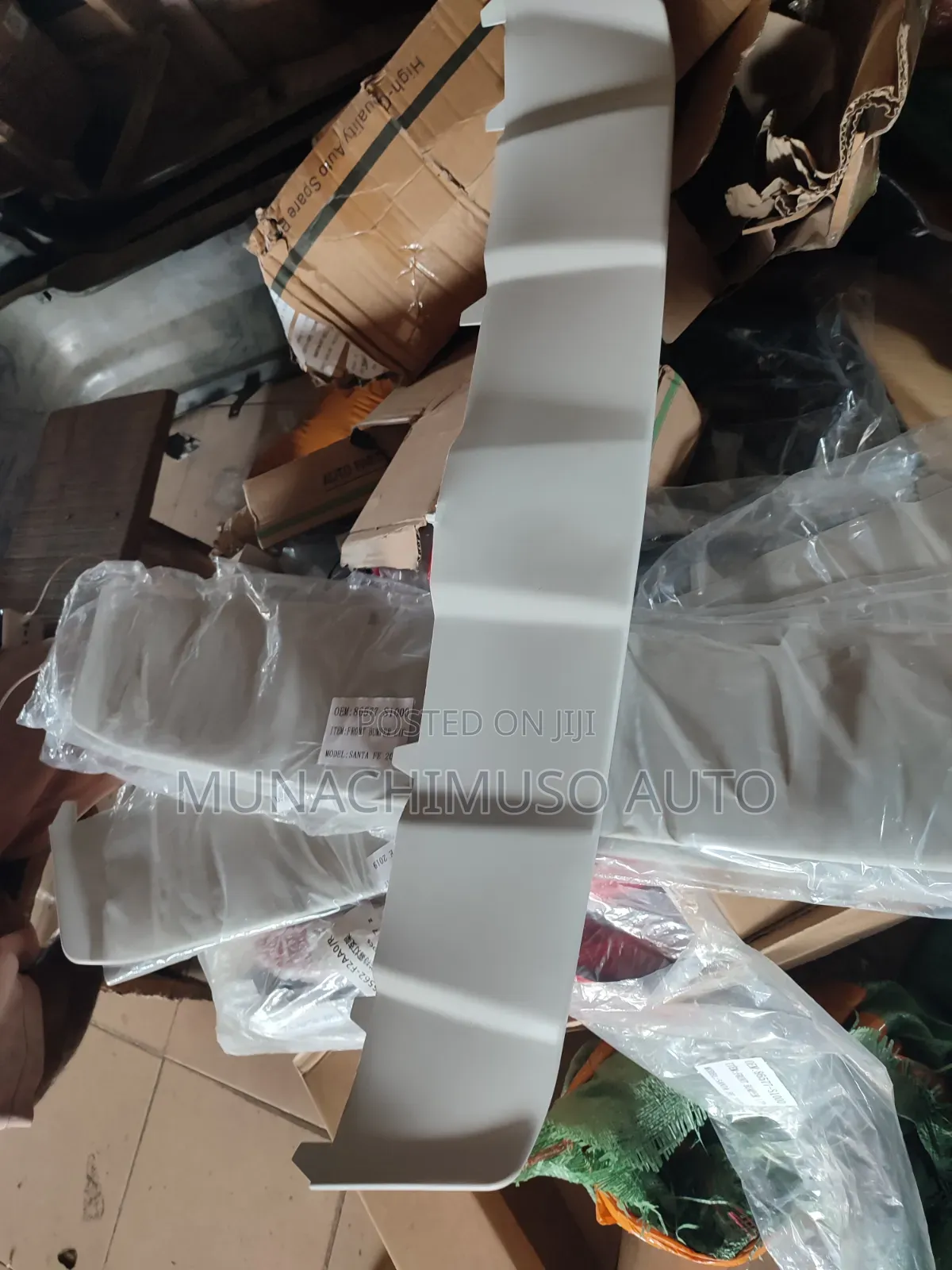 Front Bumper Spoiler Hyundai Santa Fe 2019