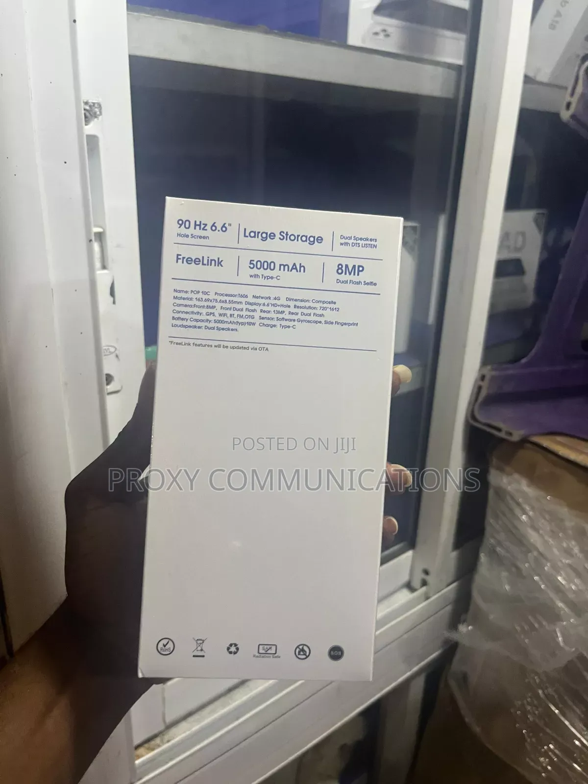 New Tecno Pop 10C 128 GB Gold
