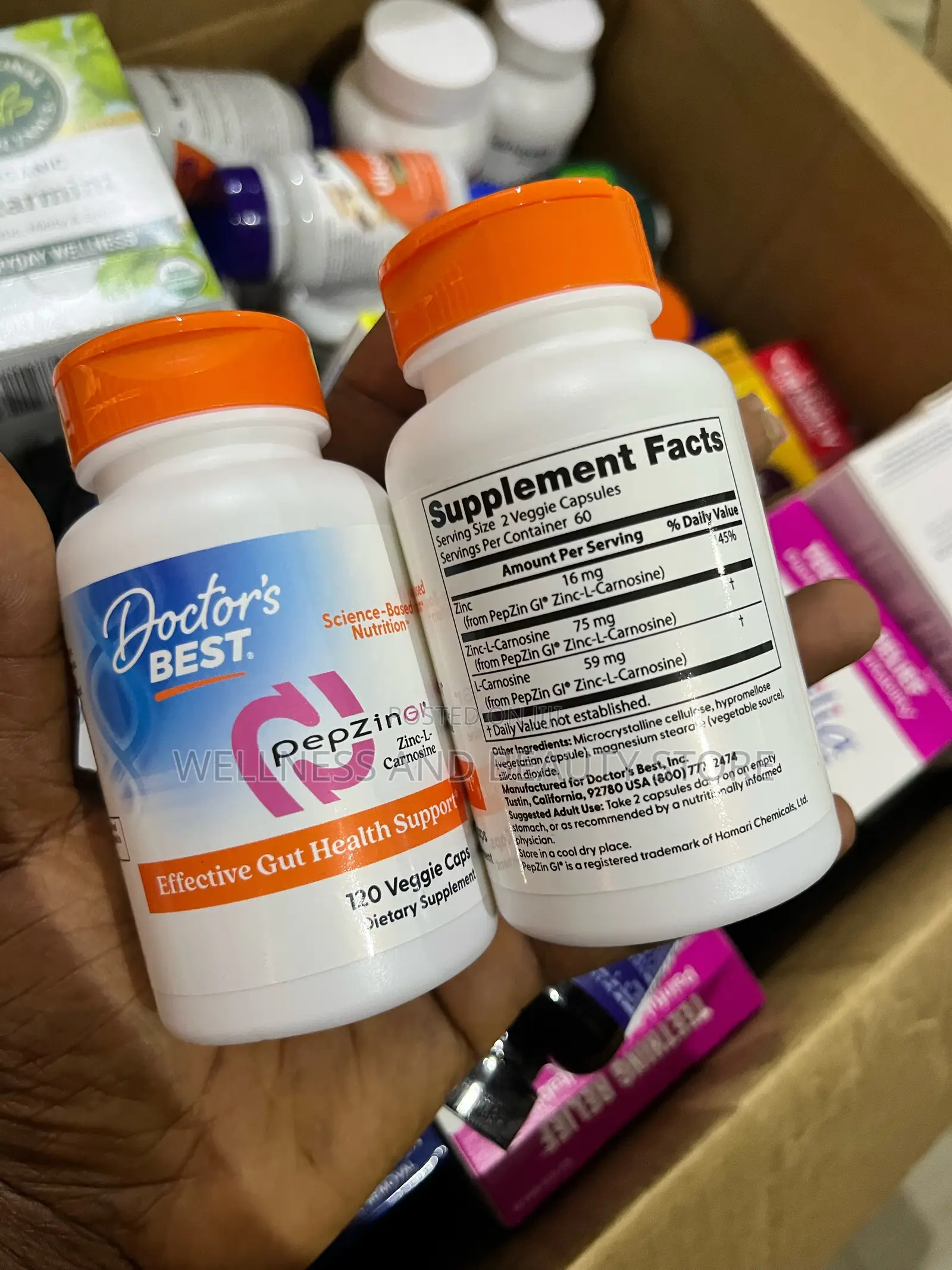 Doctor’s Best PepZinGI 120 Veggie Caps, Digestive Gut Health Support