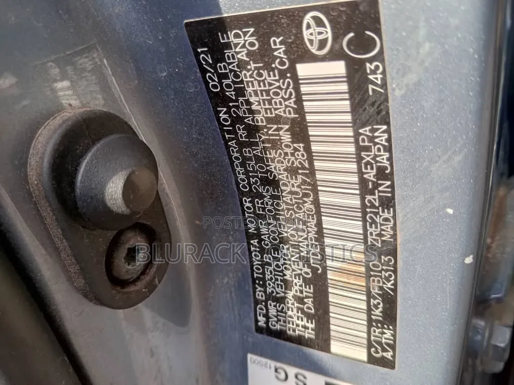 Toyota Corolla LE 2021 Gray