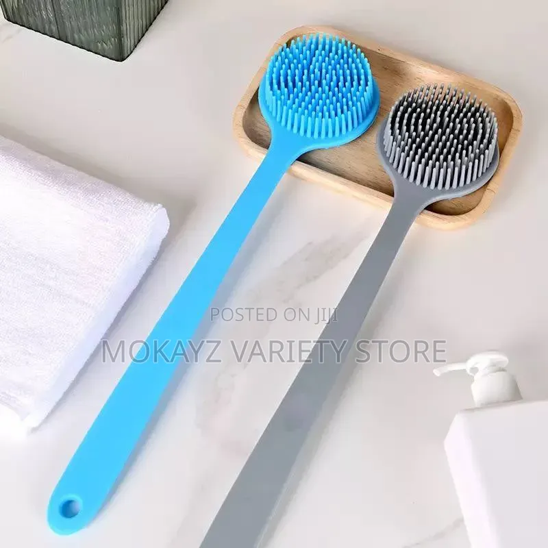 Silicone Double Sided Long Handle Scrubbing/Bathing Brush/Souvenir