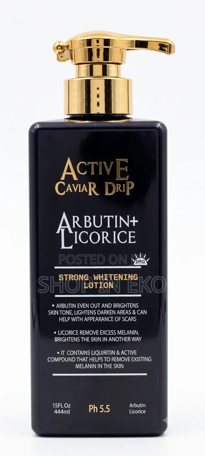 Active Caviar Drip Arbutin + Licorice Strong Whitening Lotion - 444ml