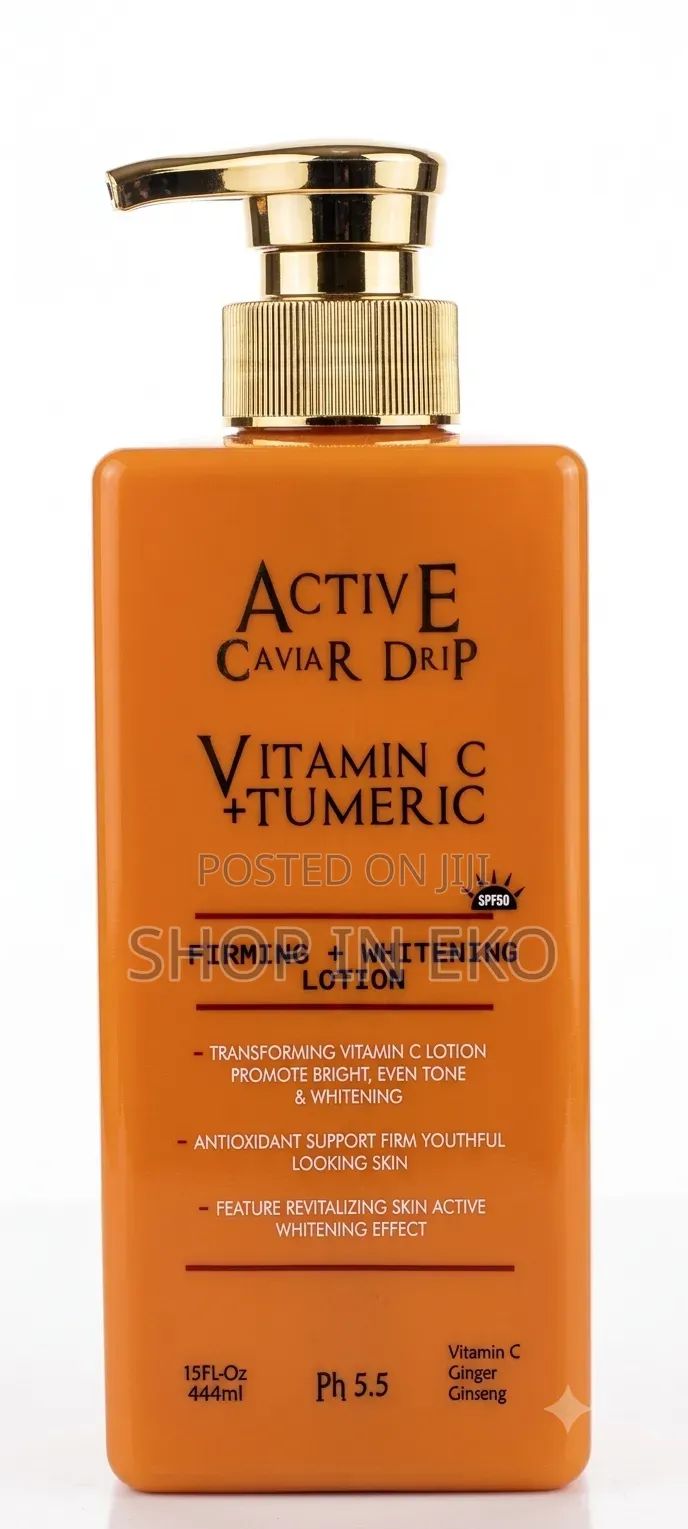 Active Caviar Drip Vitamin C +Turmeric Lotion - SPF 50 - 444ml