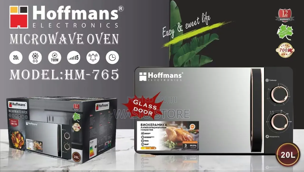 Hoffmans Electronics 20-Liter Microwave Ovens (Model: HM-765)