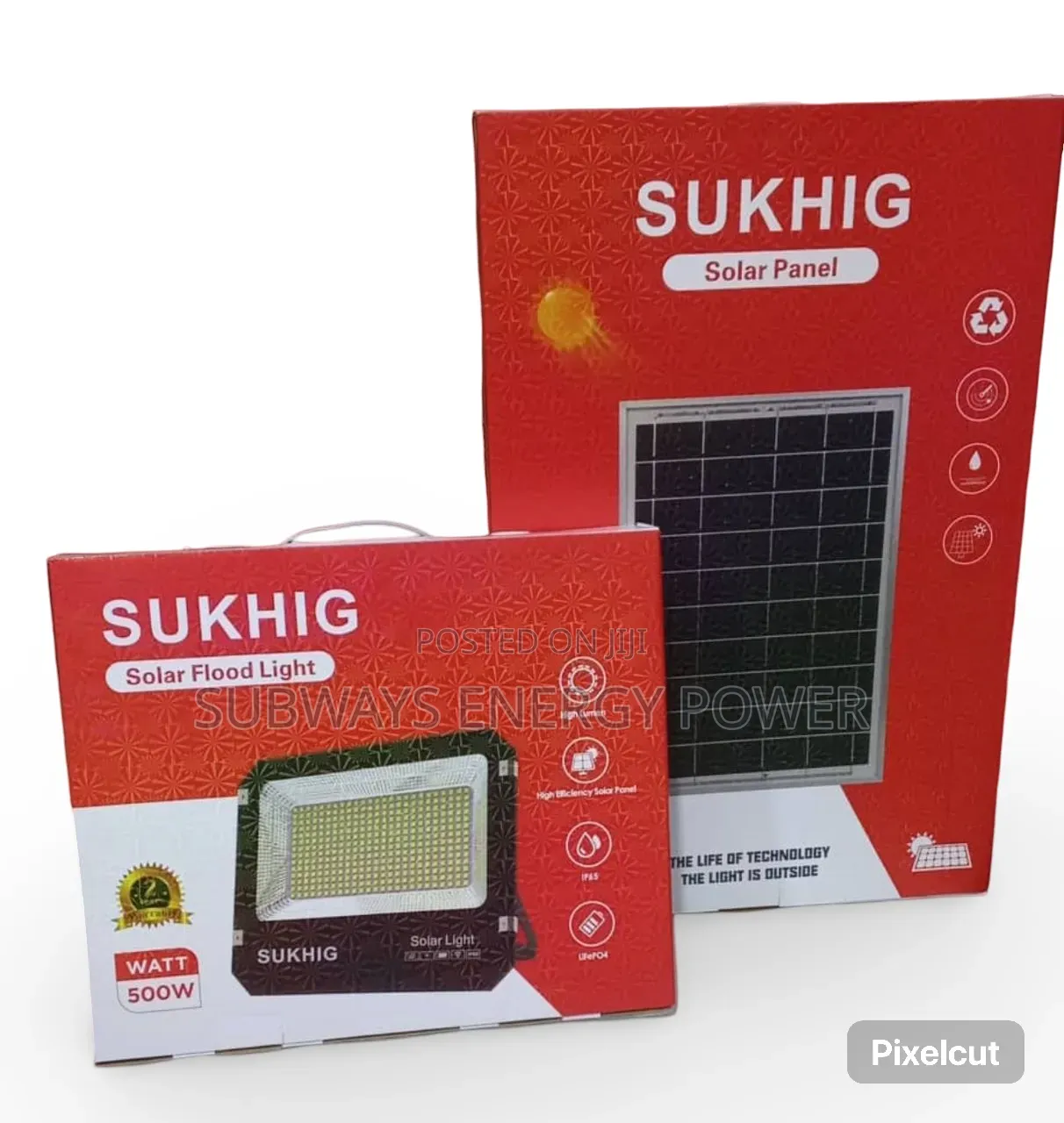 500W Solar Flood Light
