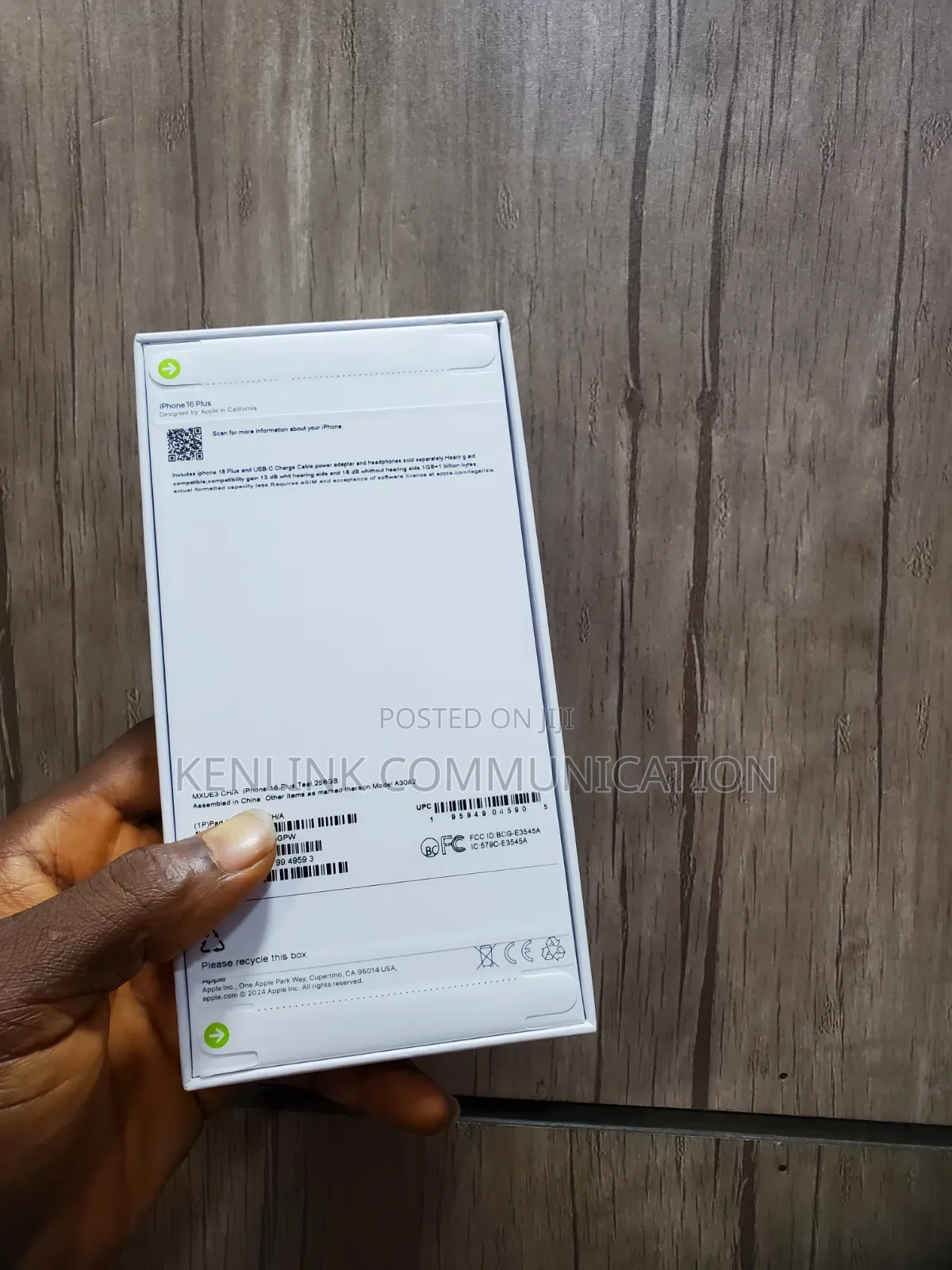 New Apple iPhone 16 Plus 256 GB Green