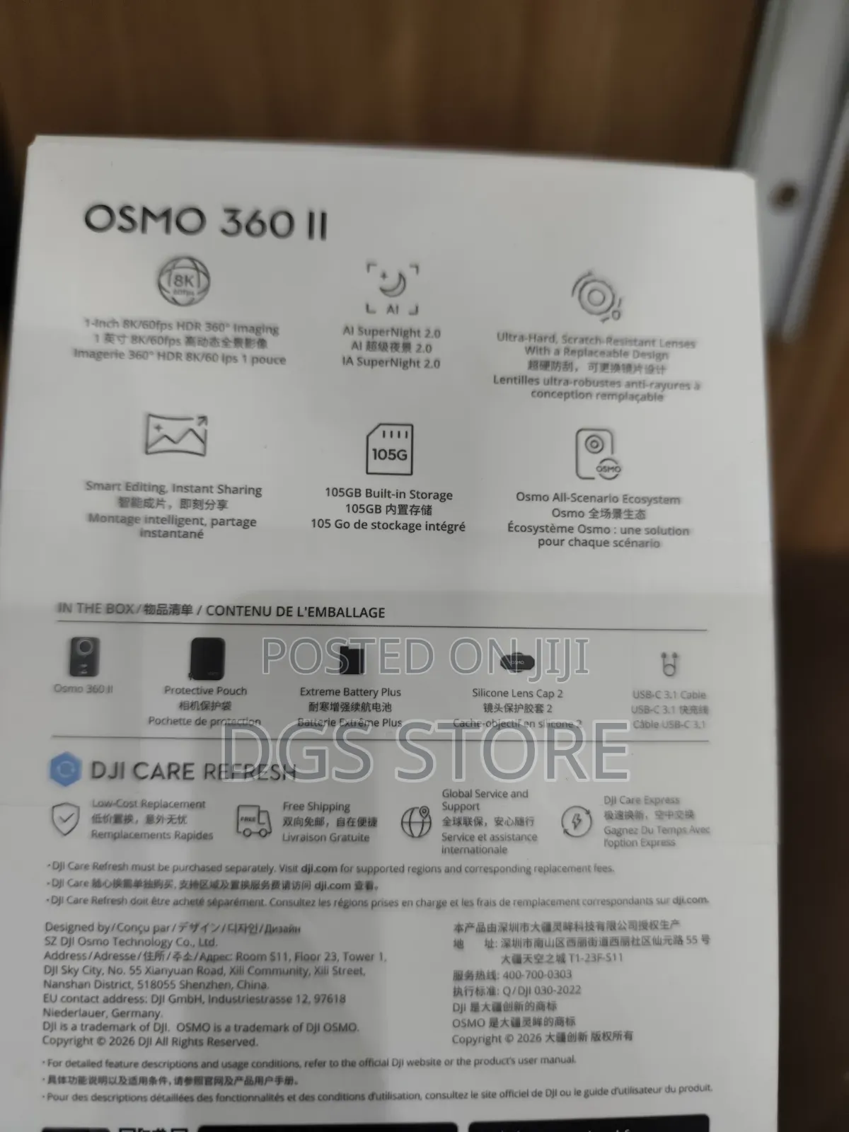DJI Osmo 360 Ll Standard Combo Action Camera