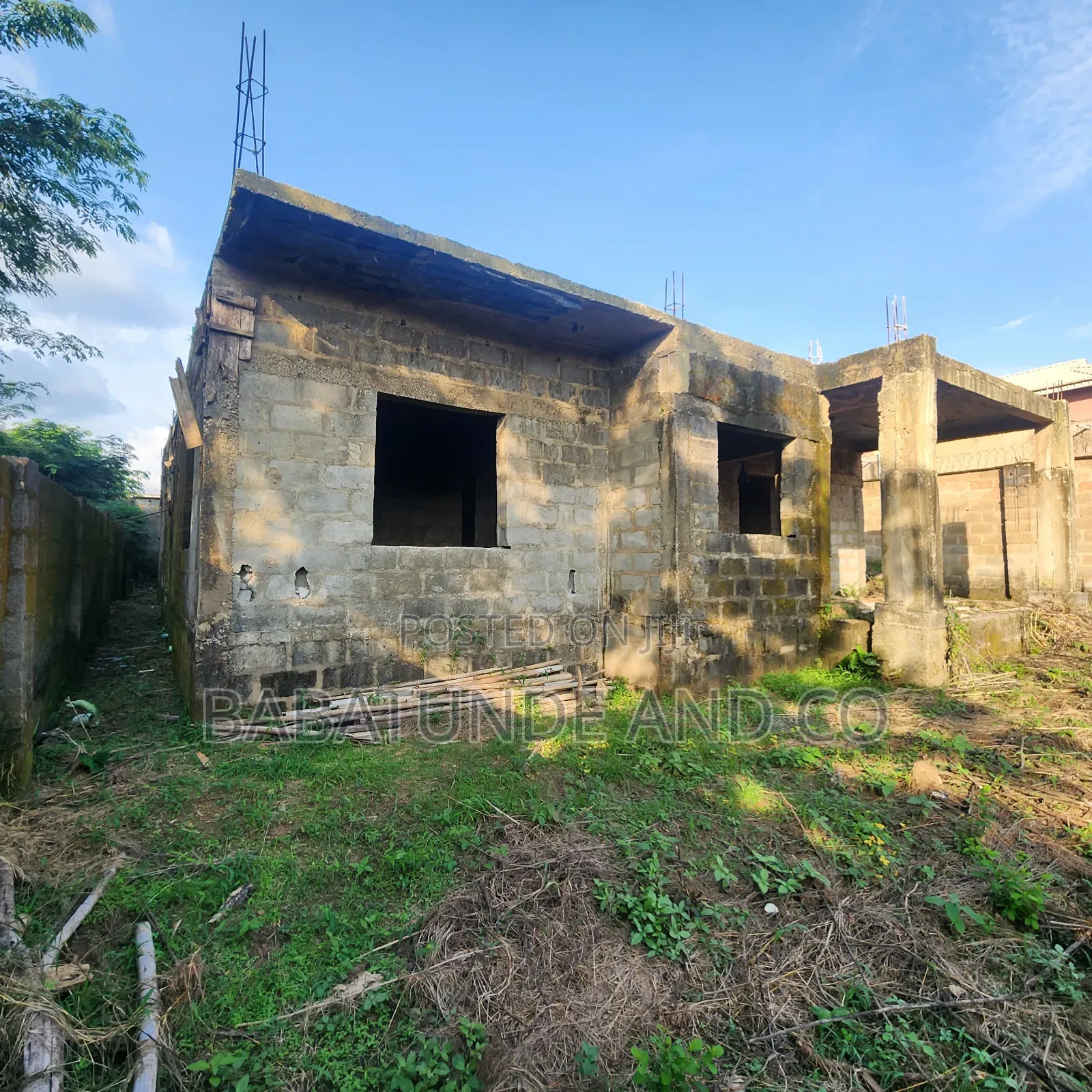 Uncompleted 4 Bedroom Duplex at Akinlapa Estate, Agbofieti Jericho Ext