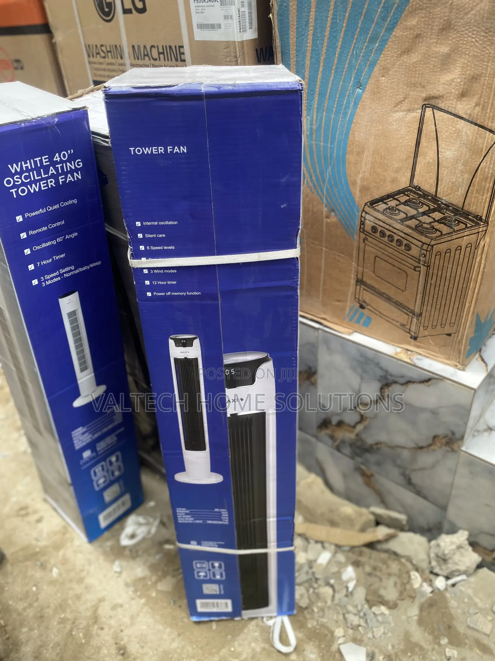 Maxi Standing Tower Fan With Remote Control