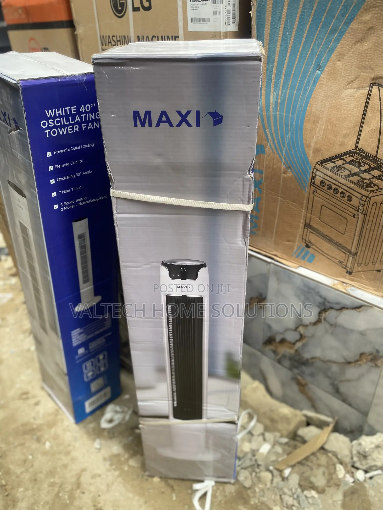 Maxi Electric Tower Fan With Remote Controller