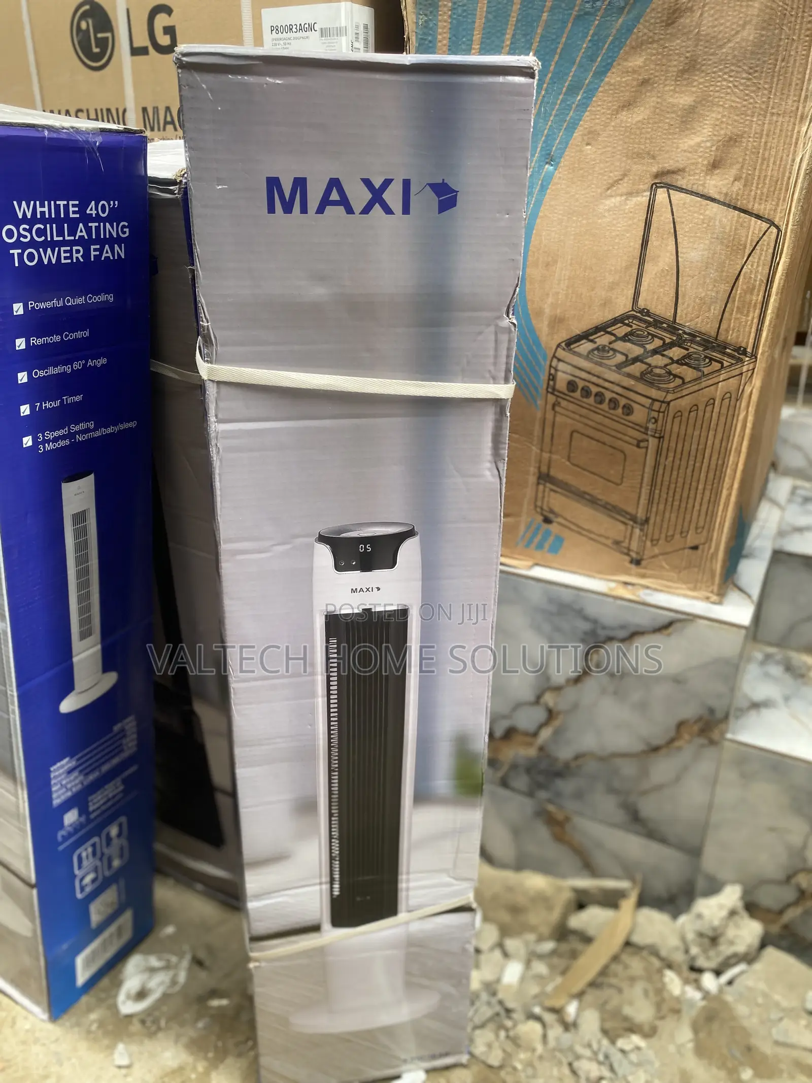 Maxi Oscillating Tower Fan With Remote Control