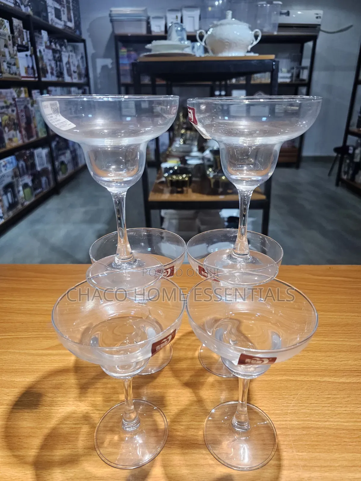 6-Piece Margarita Glassware and Dessert Set