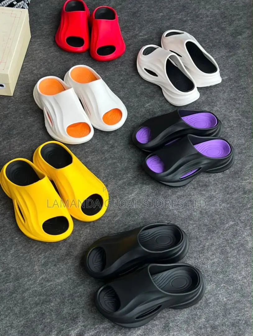 Contoured Comfort Foam Slides in Assorted Colors