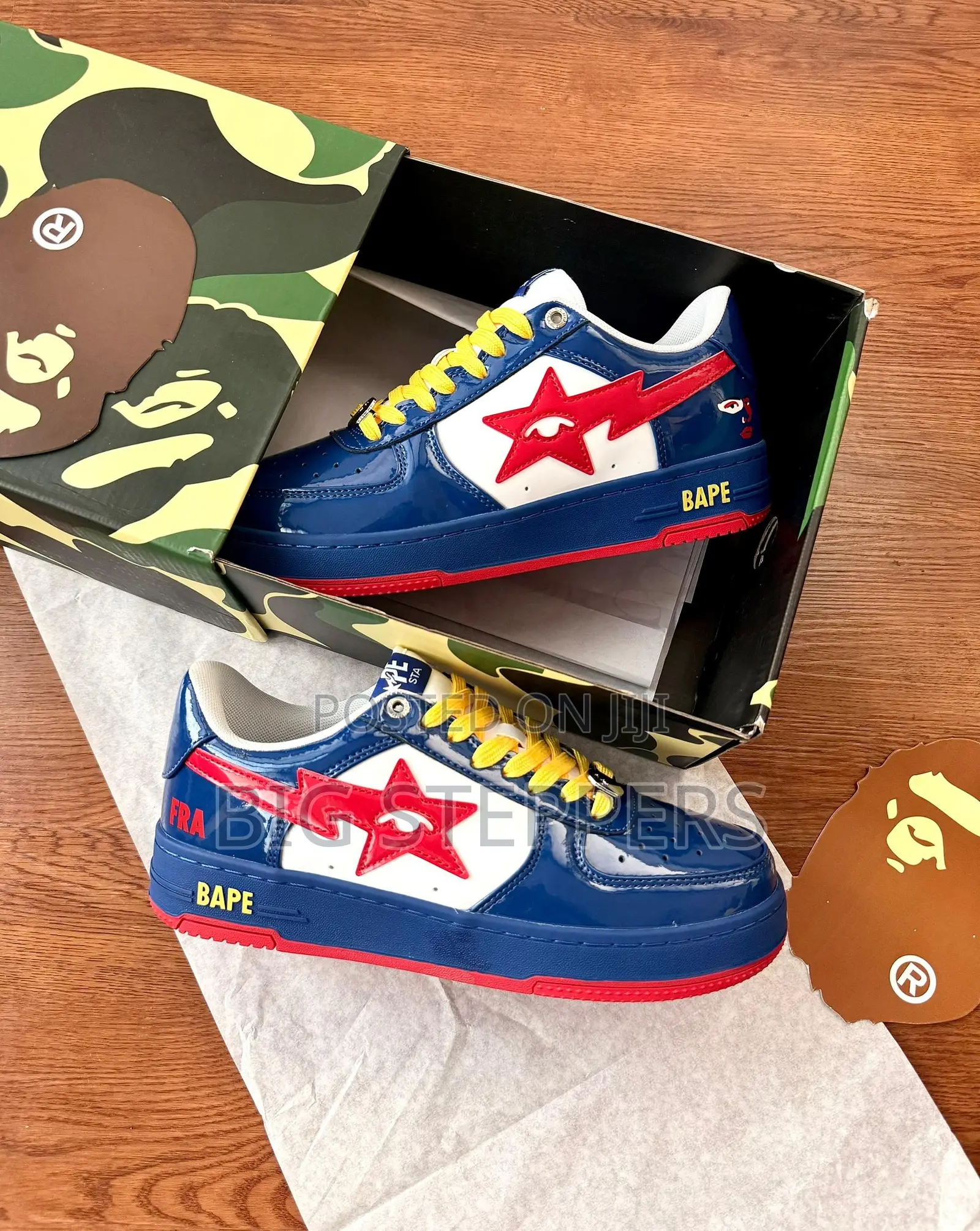 Kidsuper X Bape Sta World Cup Sneakers