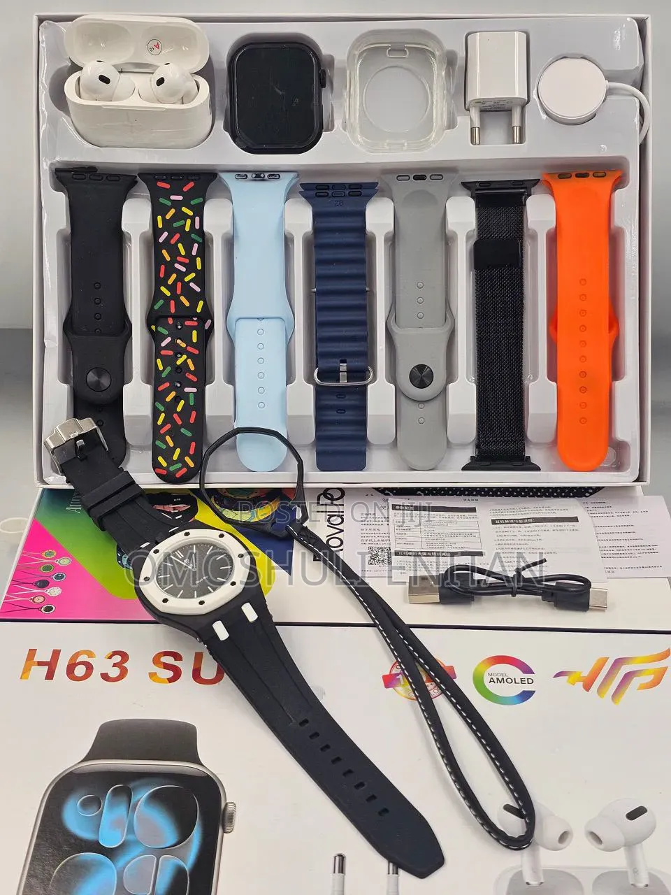 Smart Watch/Airpod/Ap X Swatch Combo
