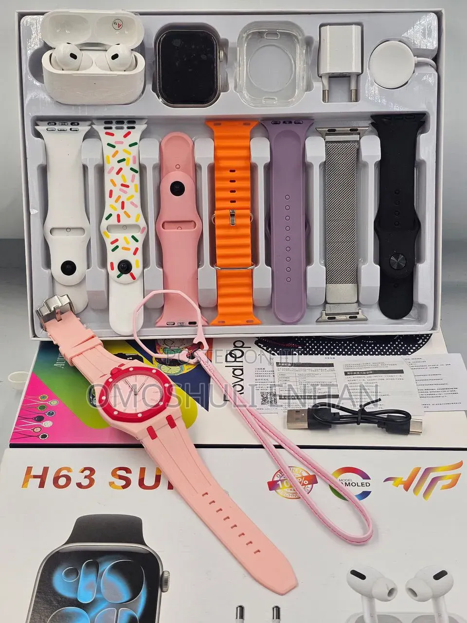 Smart Watch/Airpod/Ap X Swatch Combo