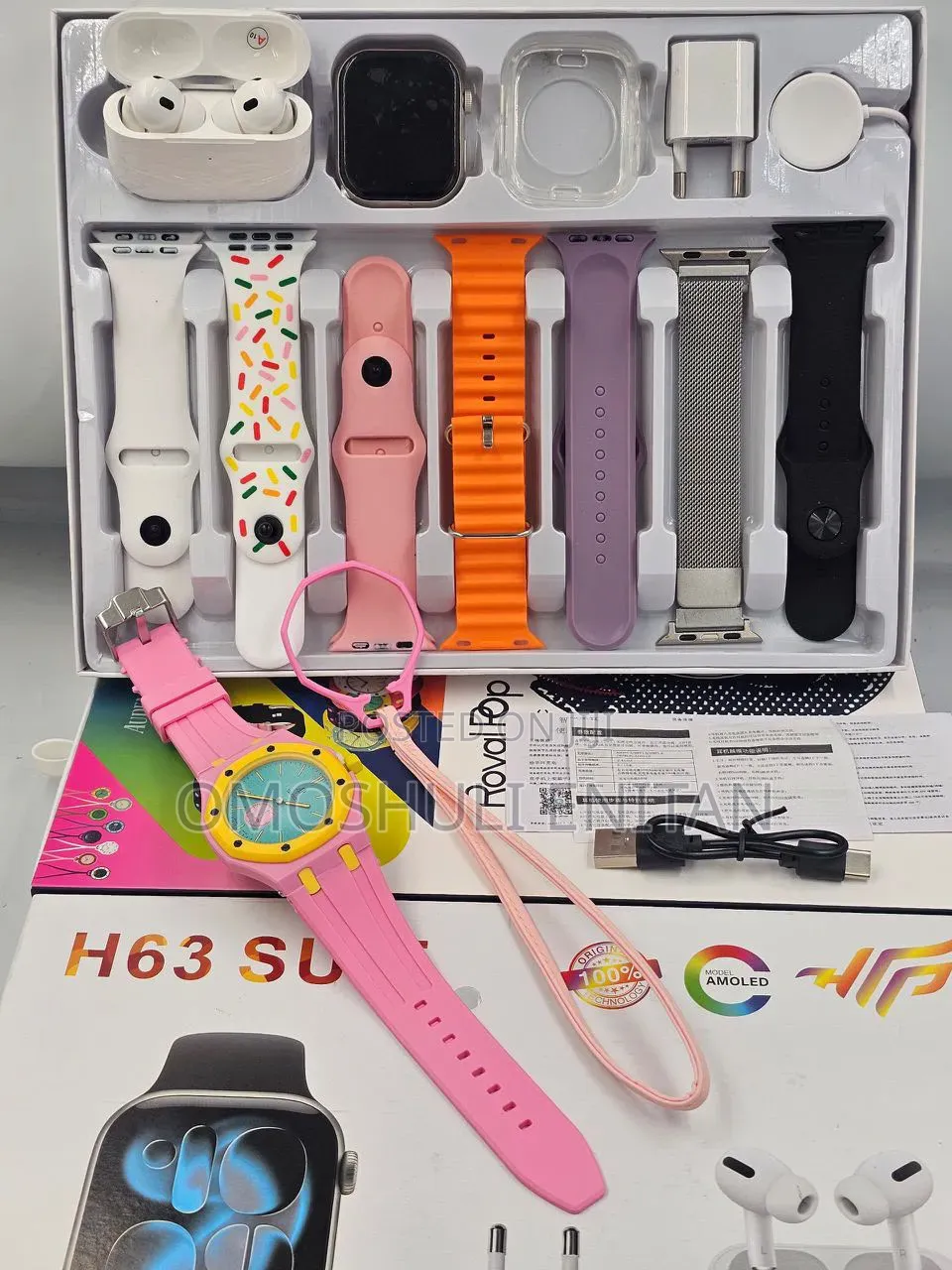 Smart Watch/Airpod/Ap X Swatch Combo