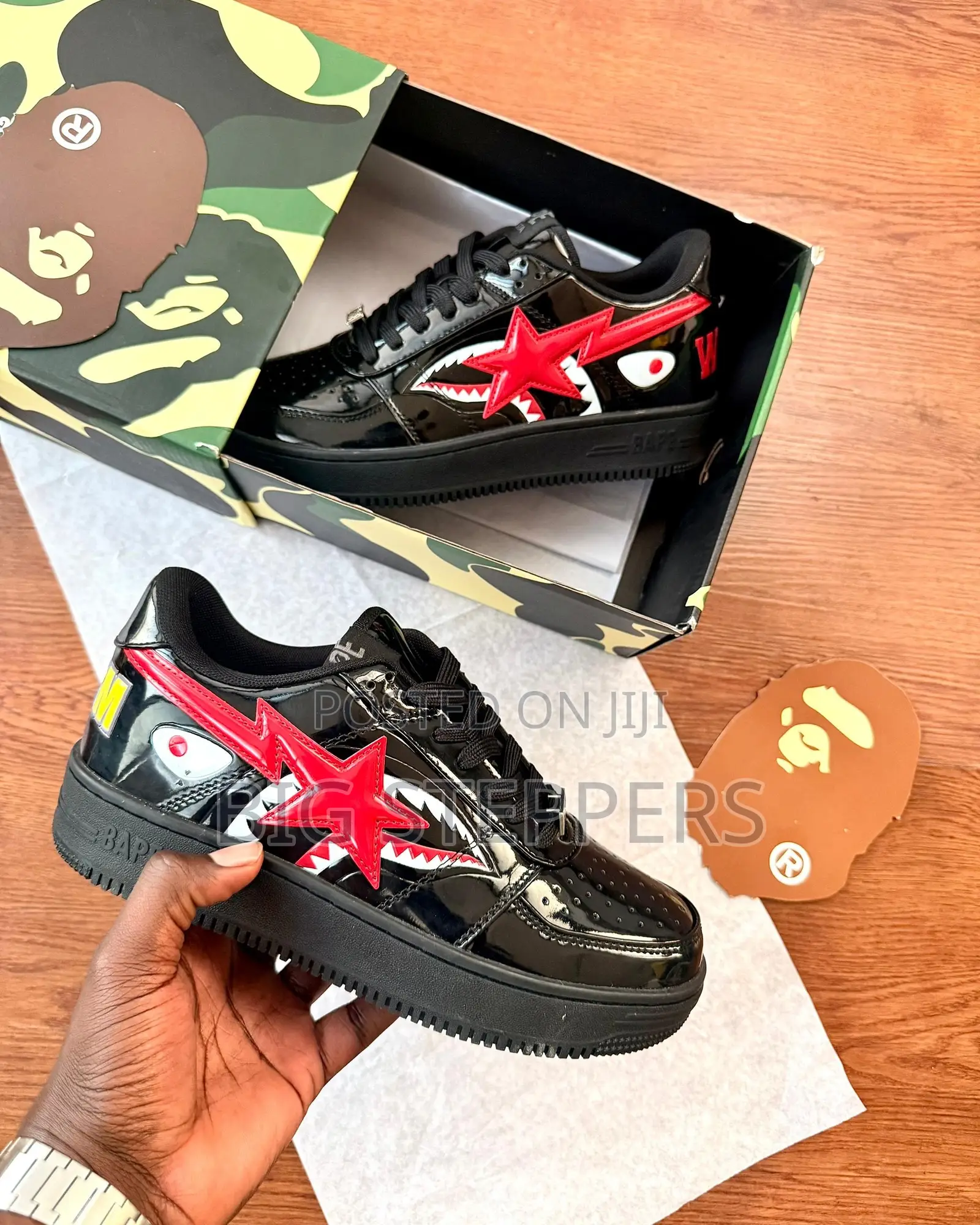 Kidsuper X Bape Sta Black Sneakers
