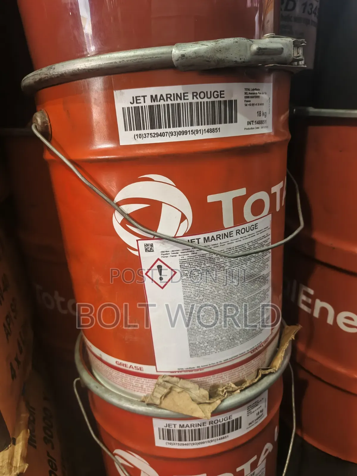 Total Jet Marine Rouge Grease 18kg