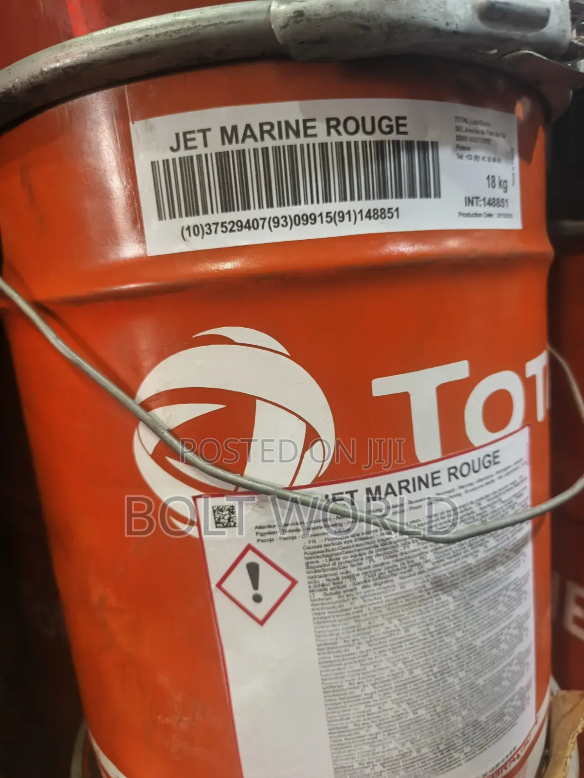 Total Jet Marine Rouge Grease 18kg