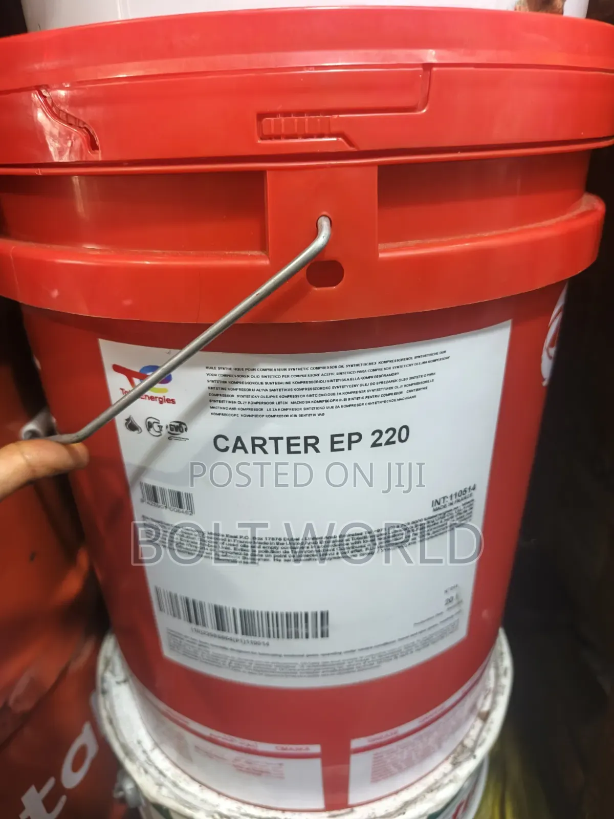 Totalenergies Cater Ep 220 Industrial Gear Oil 20l