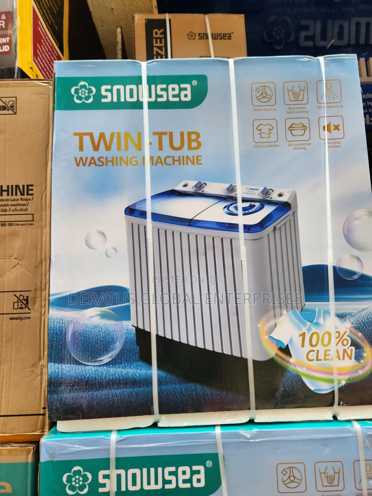 Snowsea 10KG Double Tub Washing Machine _ Brand New
