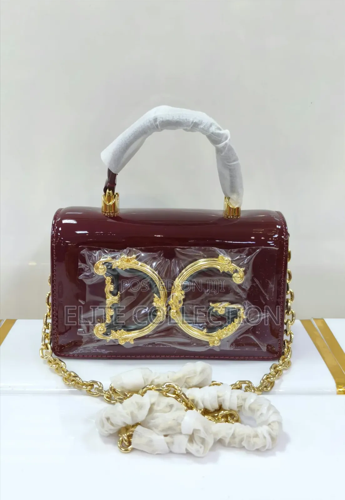 High Quality D G Leather Bag It's leather . Available as Displayed