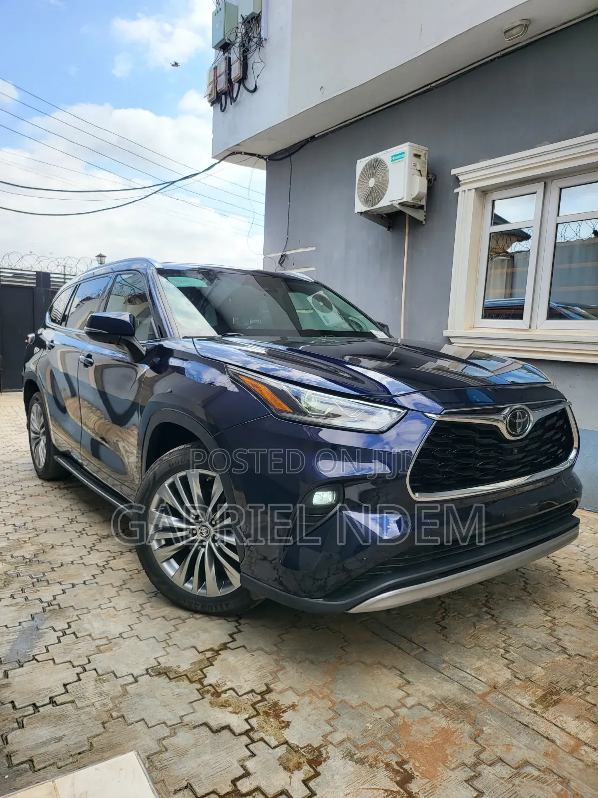 Toyota Highlander Platinum 2021 Blue