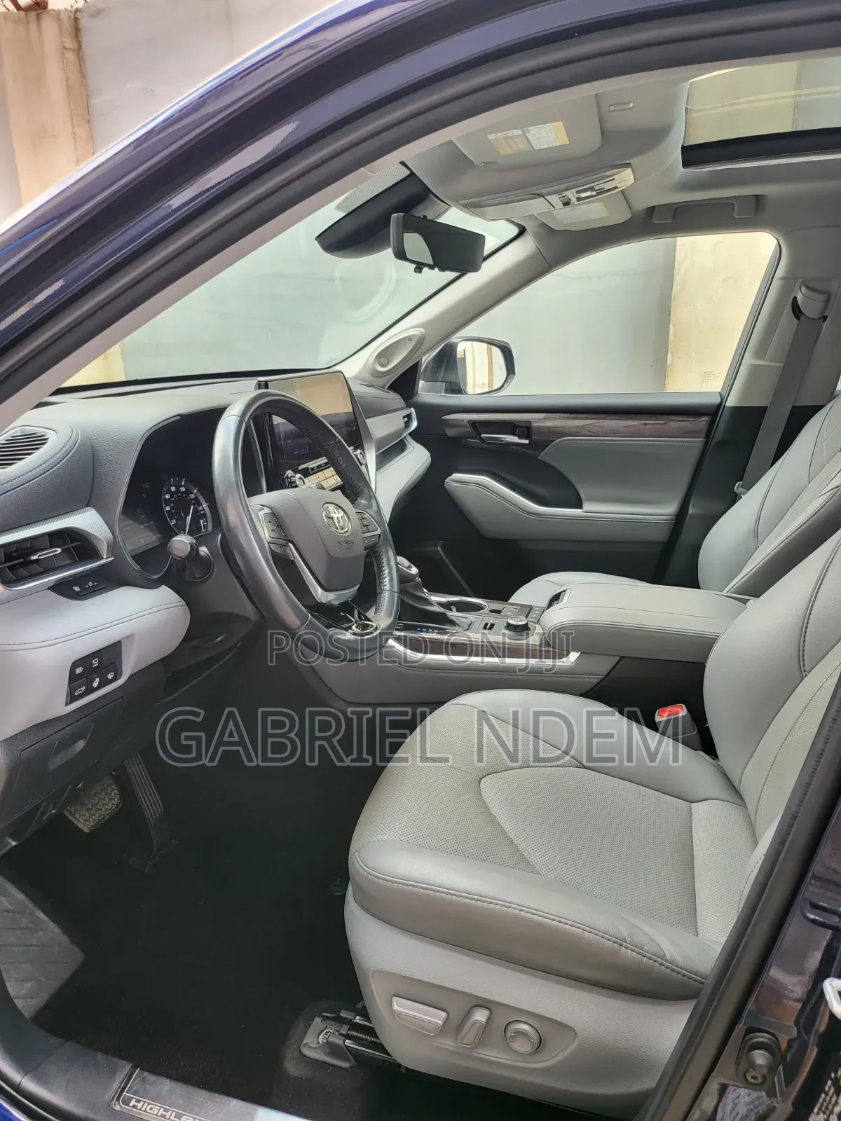 Toyota Highlander Platinum 2021 Blue