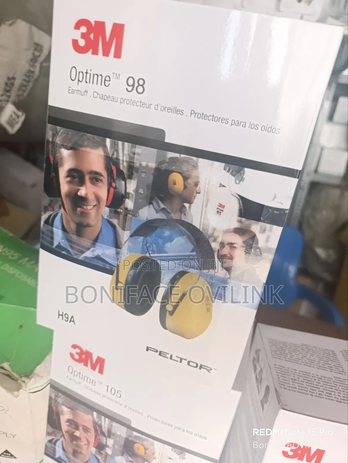 3M PELTOR Optime 98 Over-the-Head Earmuffs (Model H9a/H9p3e )