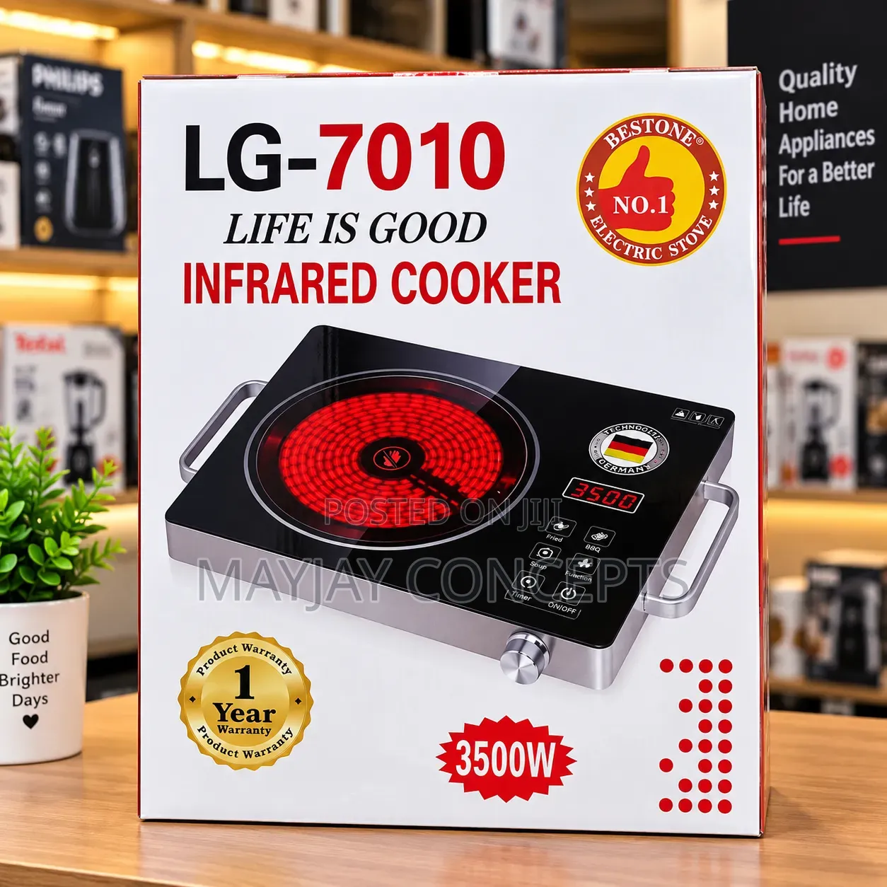 LG Infrared Cooker With Touch Control Timer