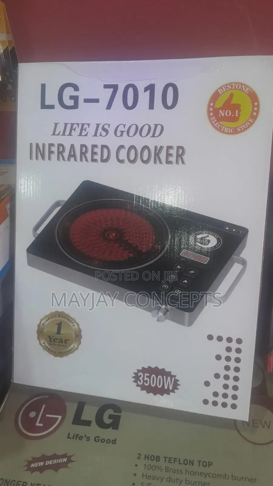 LG Infrared Cooker With Touch Control Timer