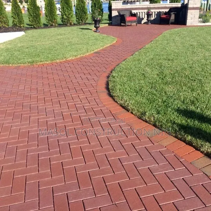 Decorative Paver Road Compound Works