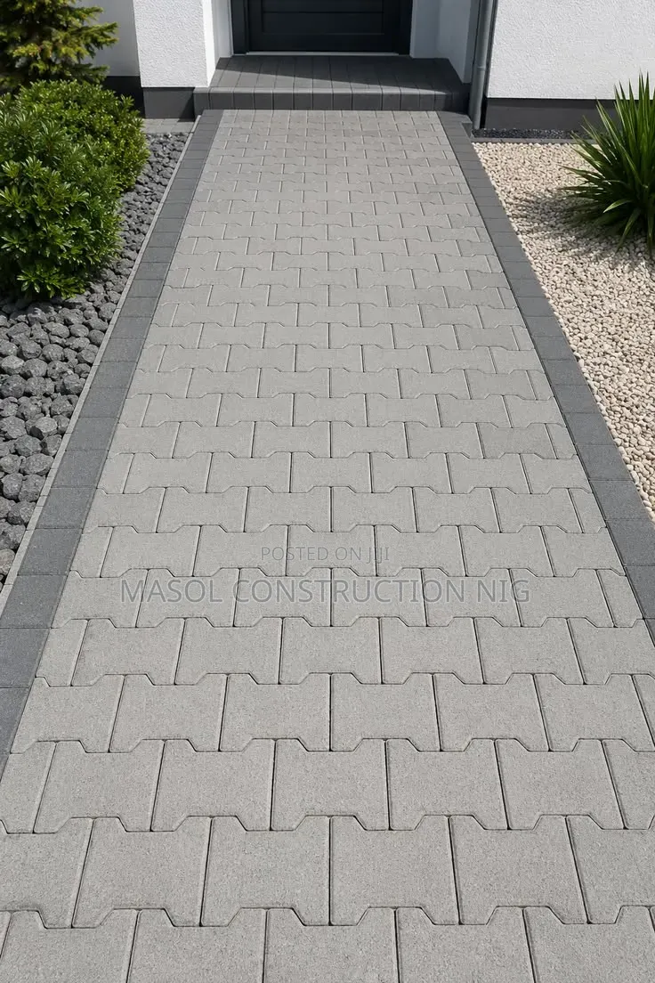 Vehicle-Friendly Paving Stone Installation