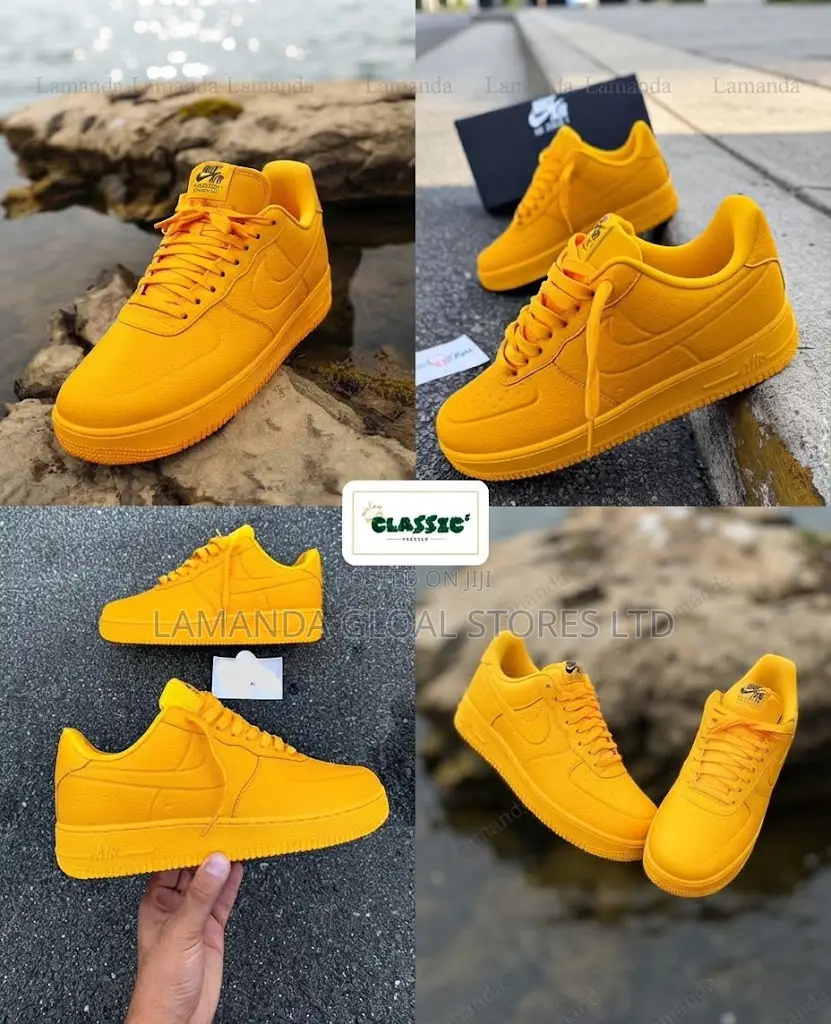 Nike Air Force 1 Low "University Gold" Sneakers