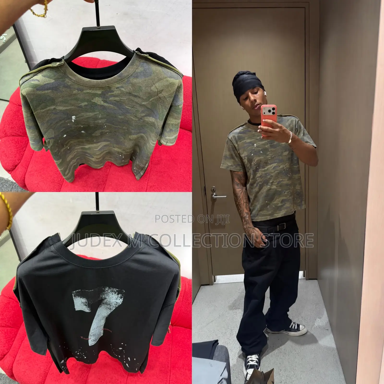 High Quality Grade Camo Polo Shirt