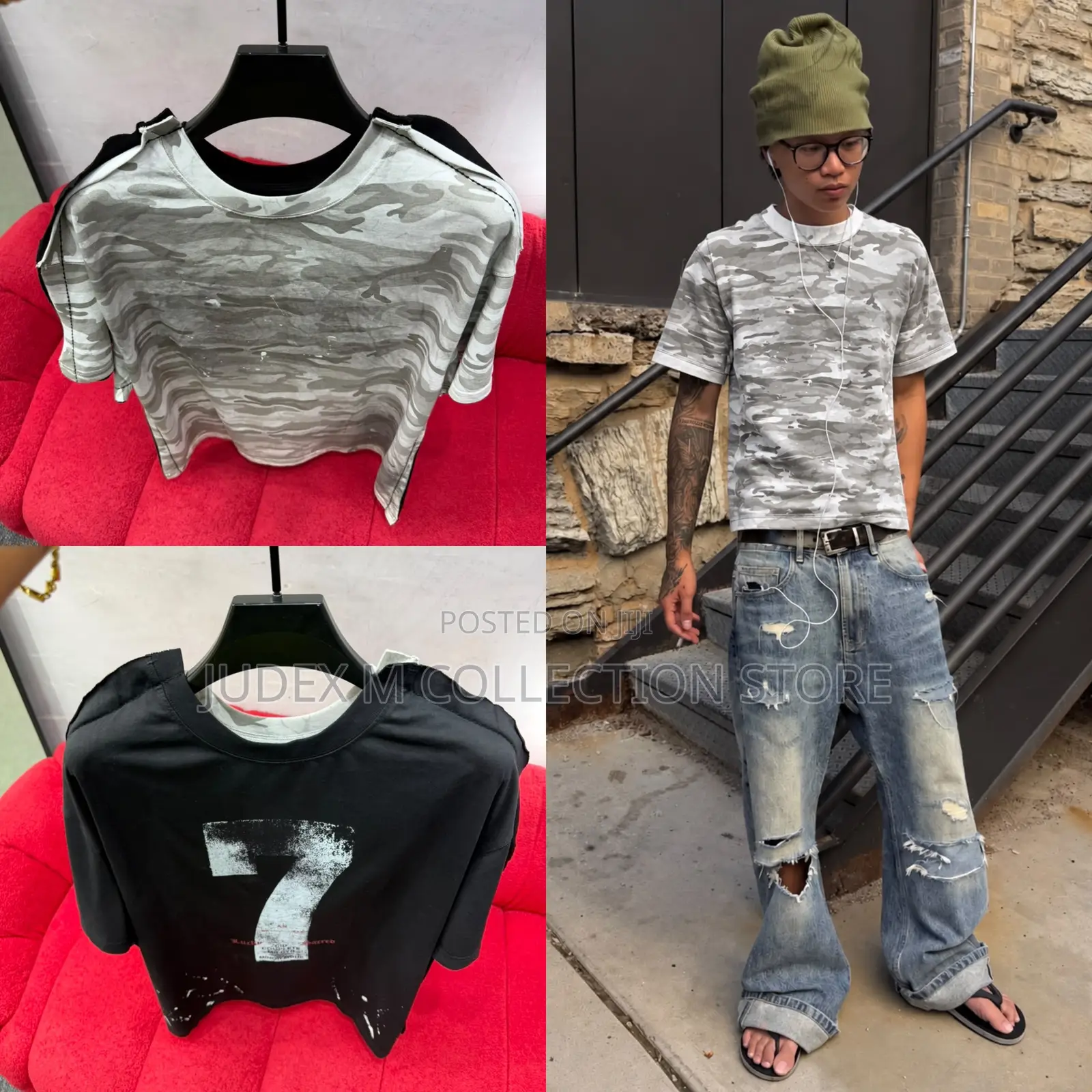 High Quality Grade Camo Polo Shirt