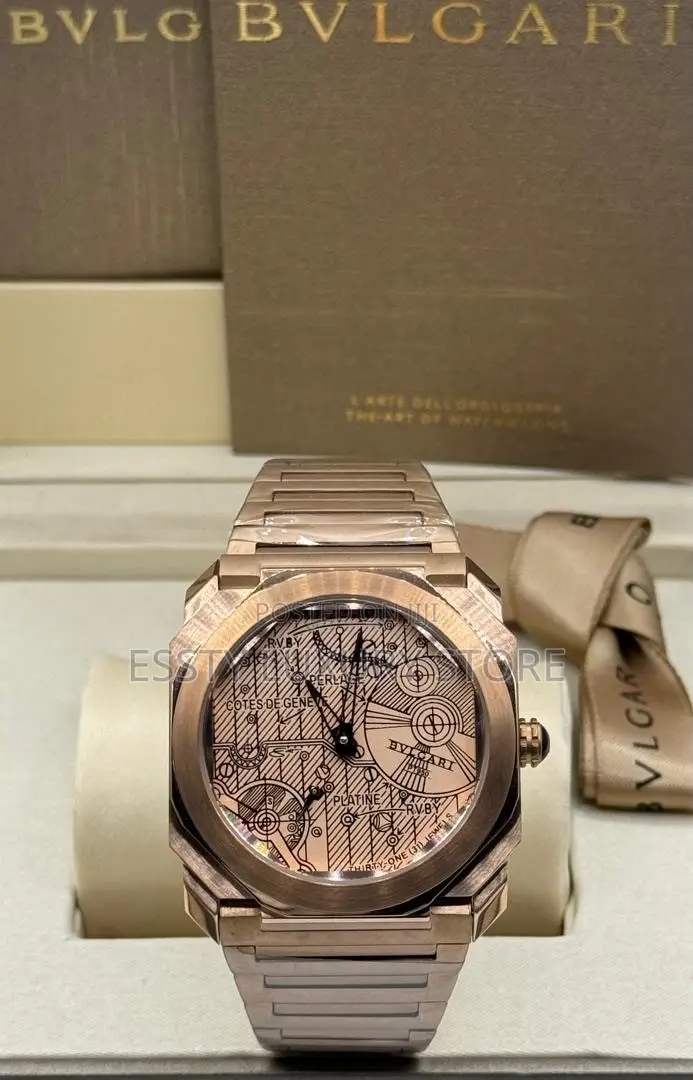 Automatic Quality Luxury Bvlgari Men Wristwatch
